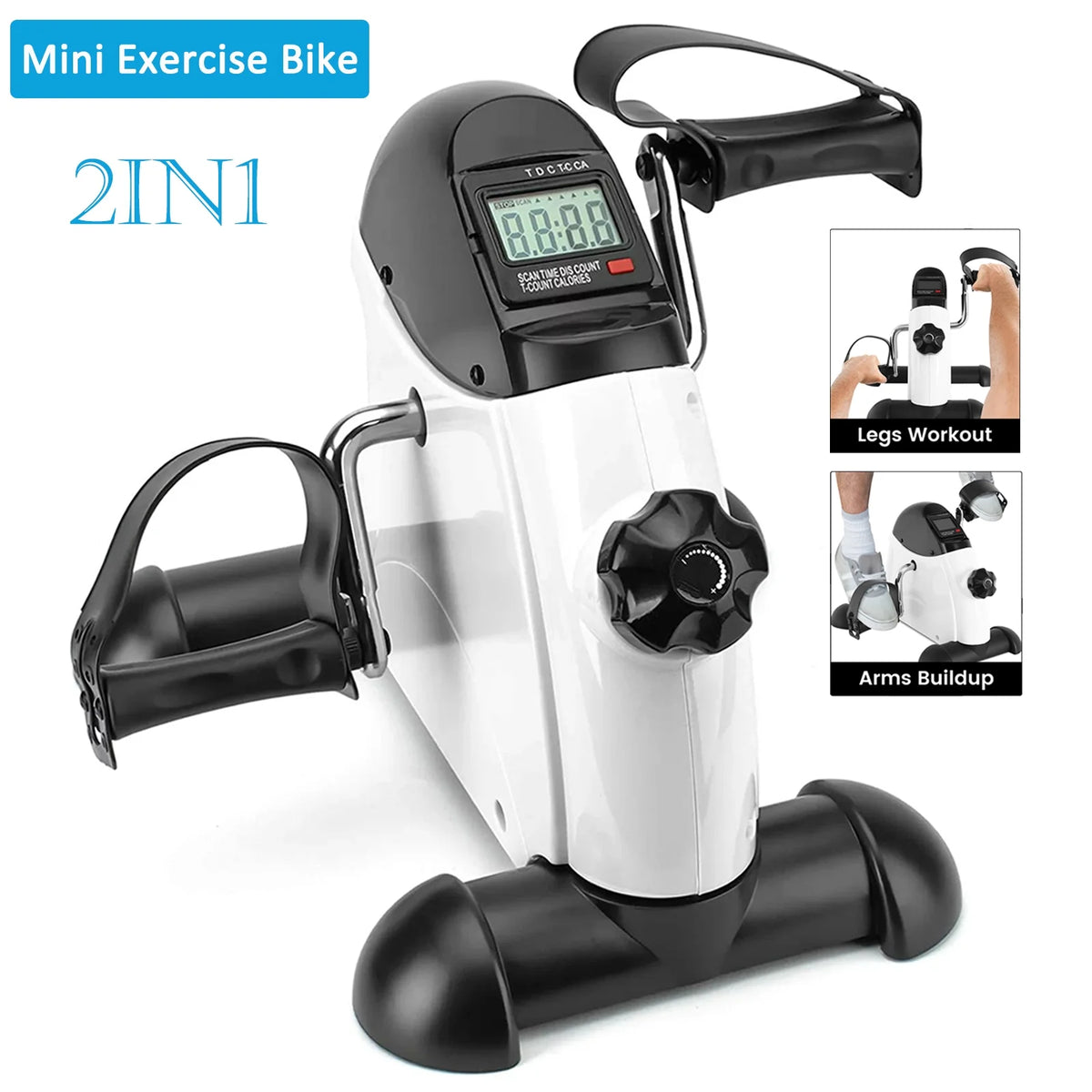 Black Under Desk Exercise Bike B455