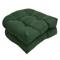 Waterproof Tufted Chair Cushions Set of 2 Black M715862