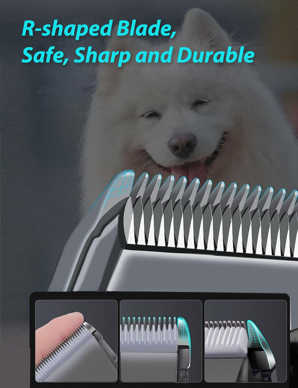 Plug-in Dog Grooming Kit Low Noise Pet Hair Trimmer C679