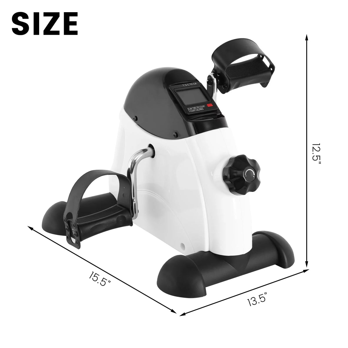 Black Under Desk Exercise Bike B455