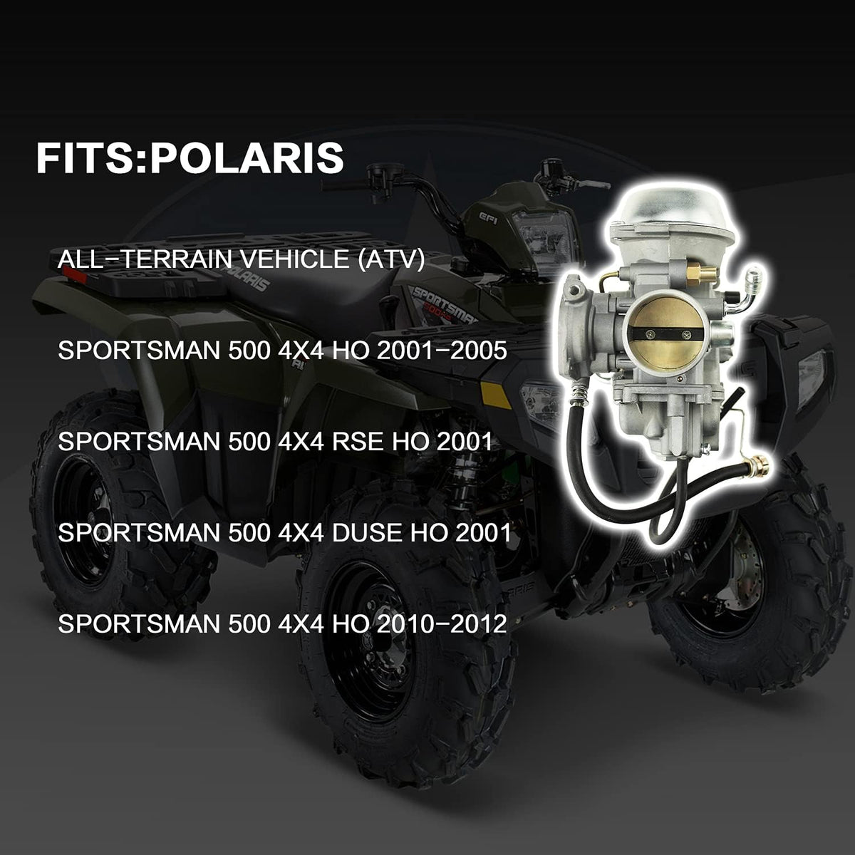 Motorcycle Carburetor for Polaris Sportsman 500 4X4 HO 2001-2005 ATV D72013
