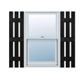 12 in. W x 75 in. H Three Board Spaced Board-n-Batten Shutters P439