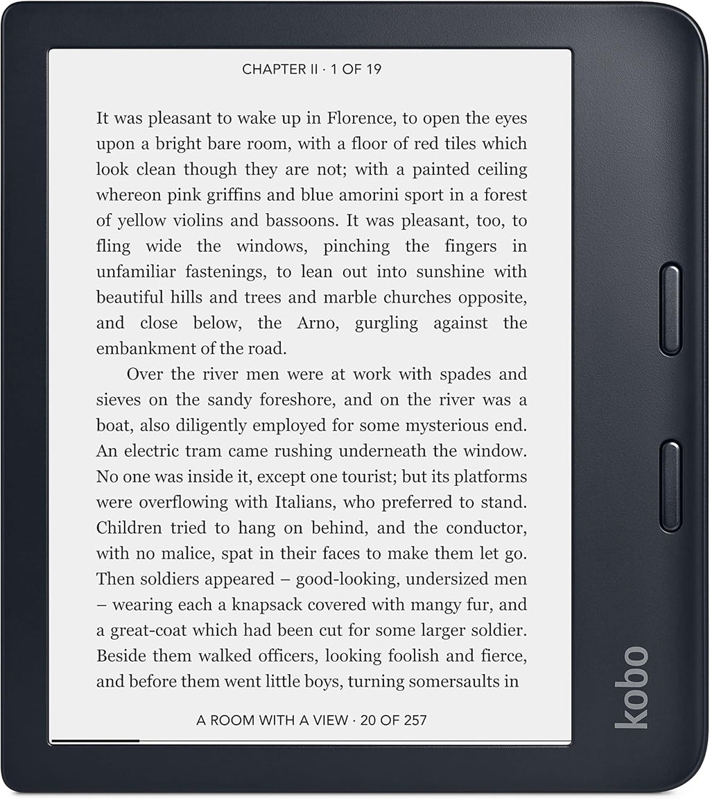 32GB Black Waterproof eReader with 7” Glare Free Touchscreen B50856