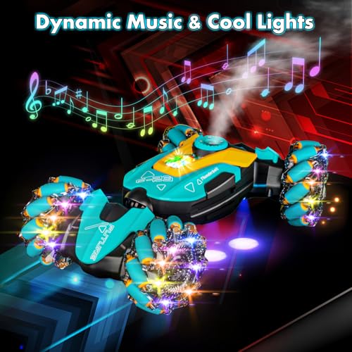 Gesture Sensing RC Stunt Car with Light & Music Y612100