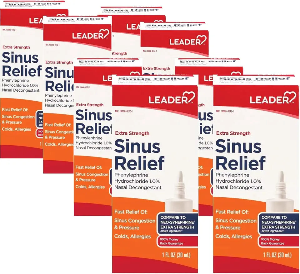 Sinus Relief Nasal Spray 30 mL Bottle Pack of 8 I773741