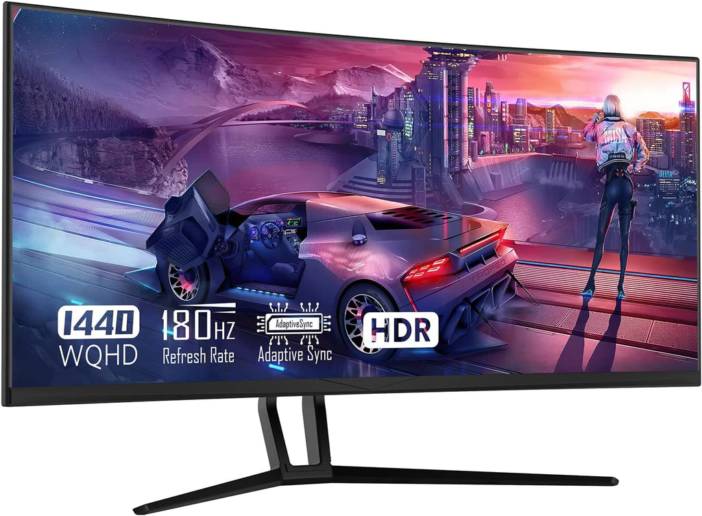 35" Ultrawide QHD 3440 x 1440P Curved Gaming Monitor E181