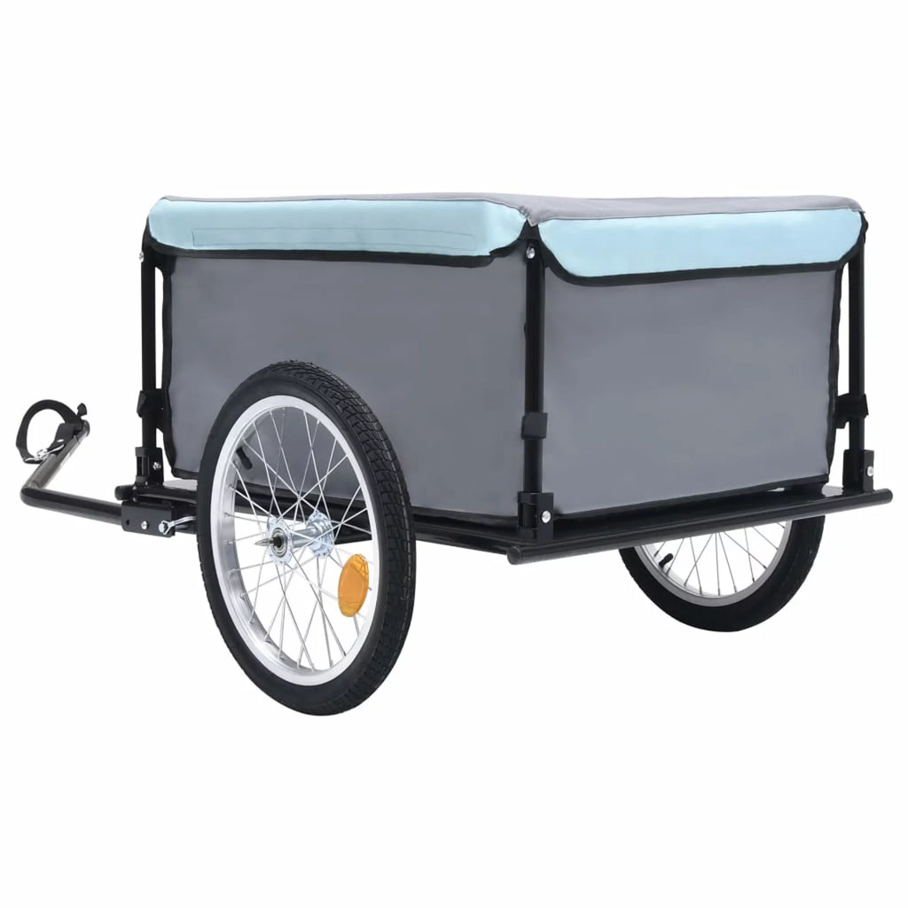 Bike Cargo Trailer with Foldable Drawbar and Removable Cargo Compartment 2 Wheels C7482