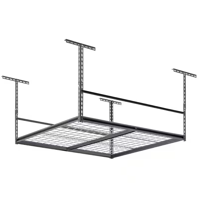 Heavy-Duty Steel Storage Ceiling Rack with Wire Deck J139