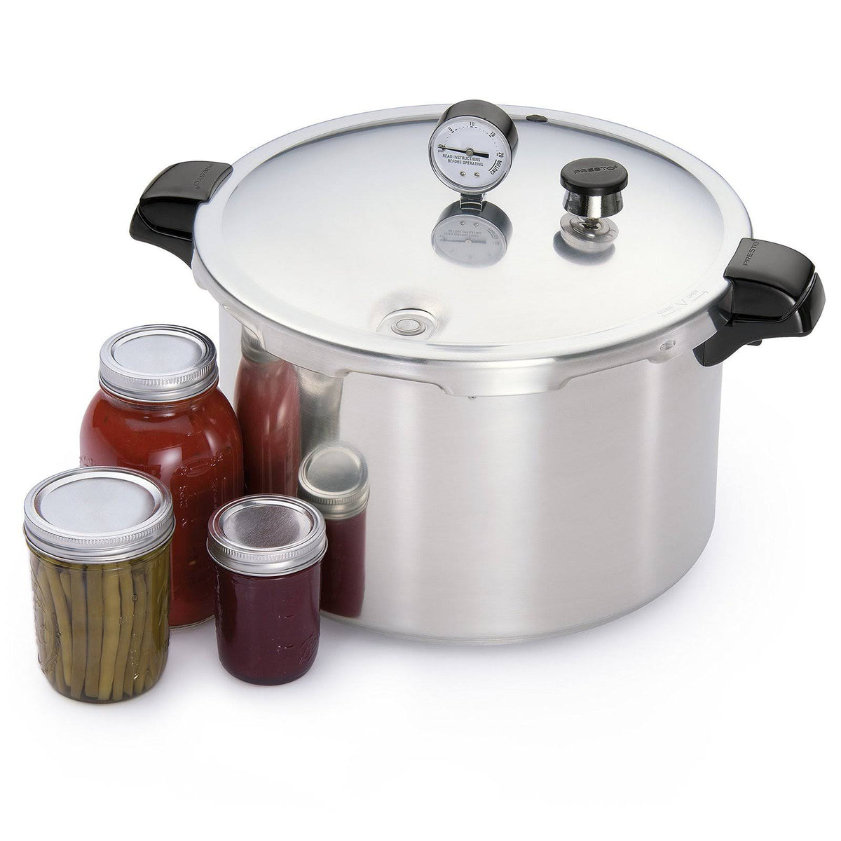 16-Quart Aluminum Pressure Cooker/Canner V4025