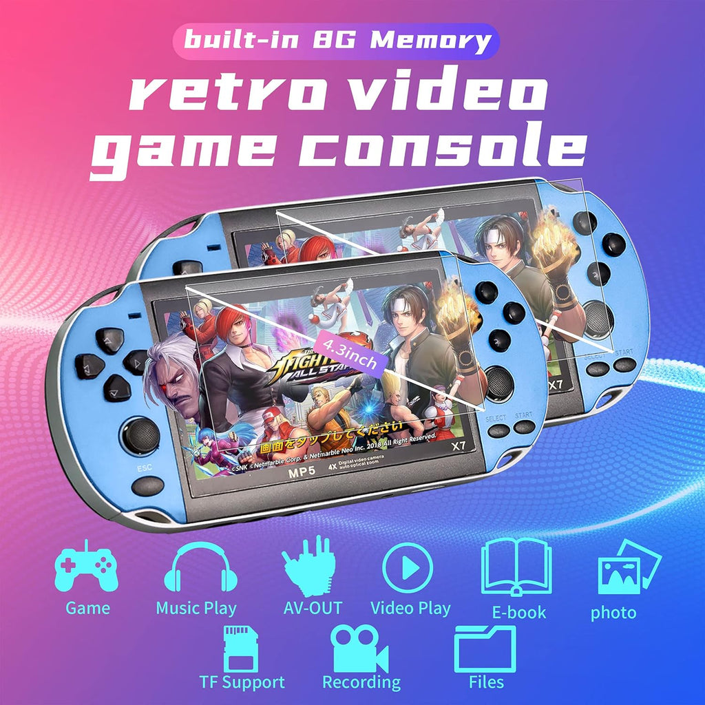 Handheld Game Console 4.3 Inch Screen 8G N669305