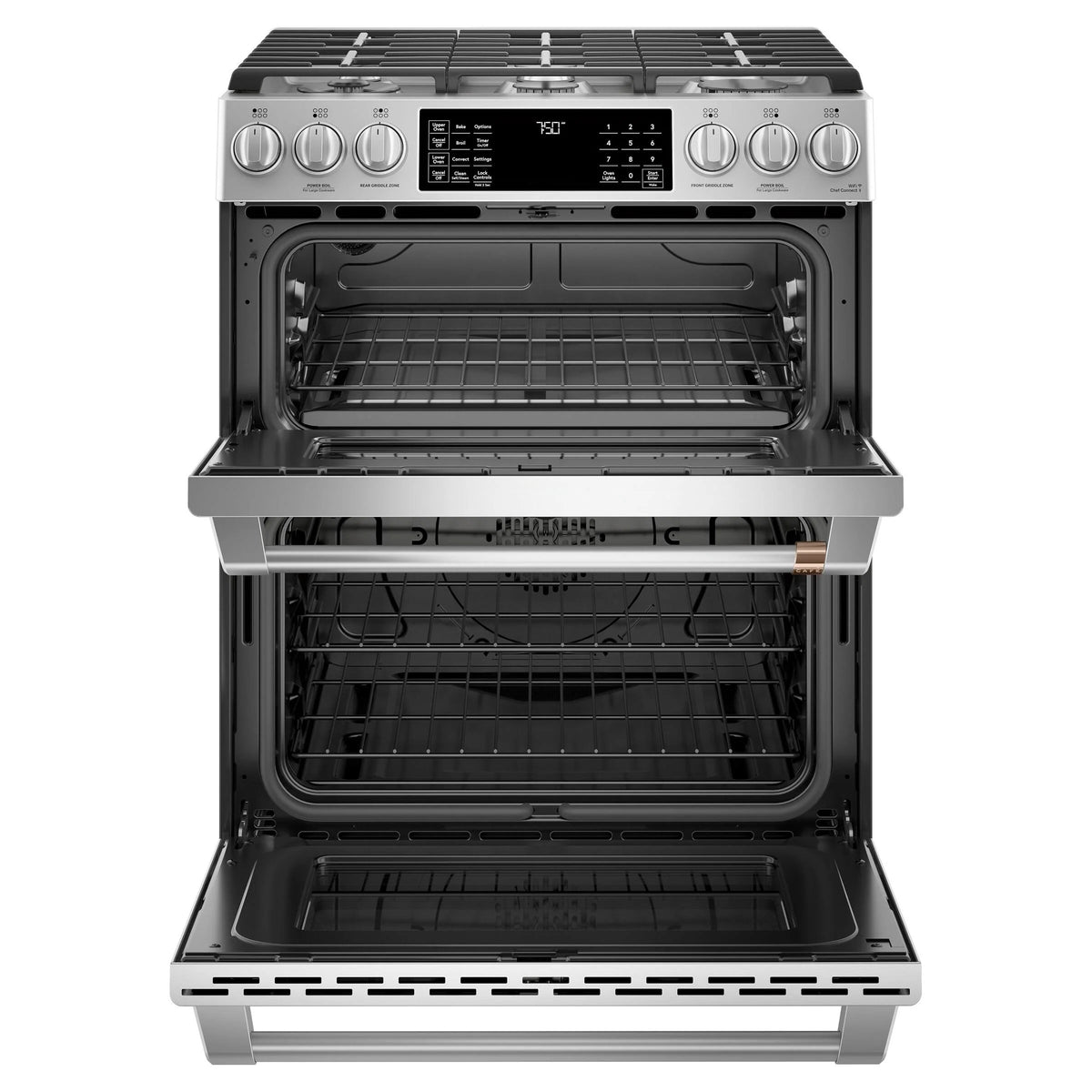 30 In. Slide-In Double-Oven Gas Convection Range Q307449