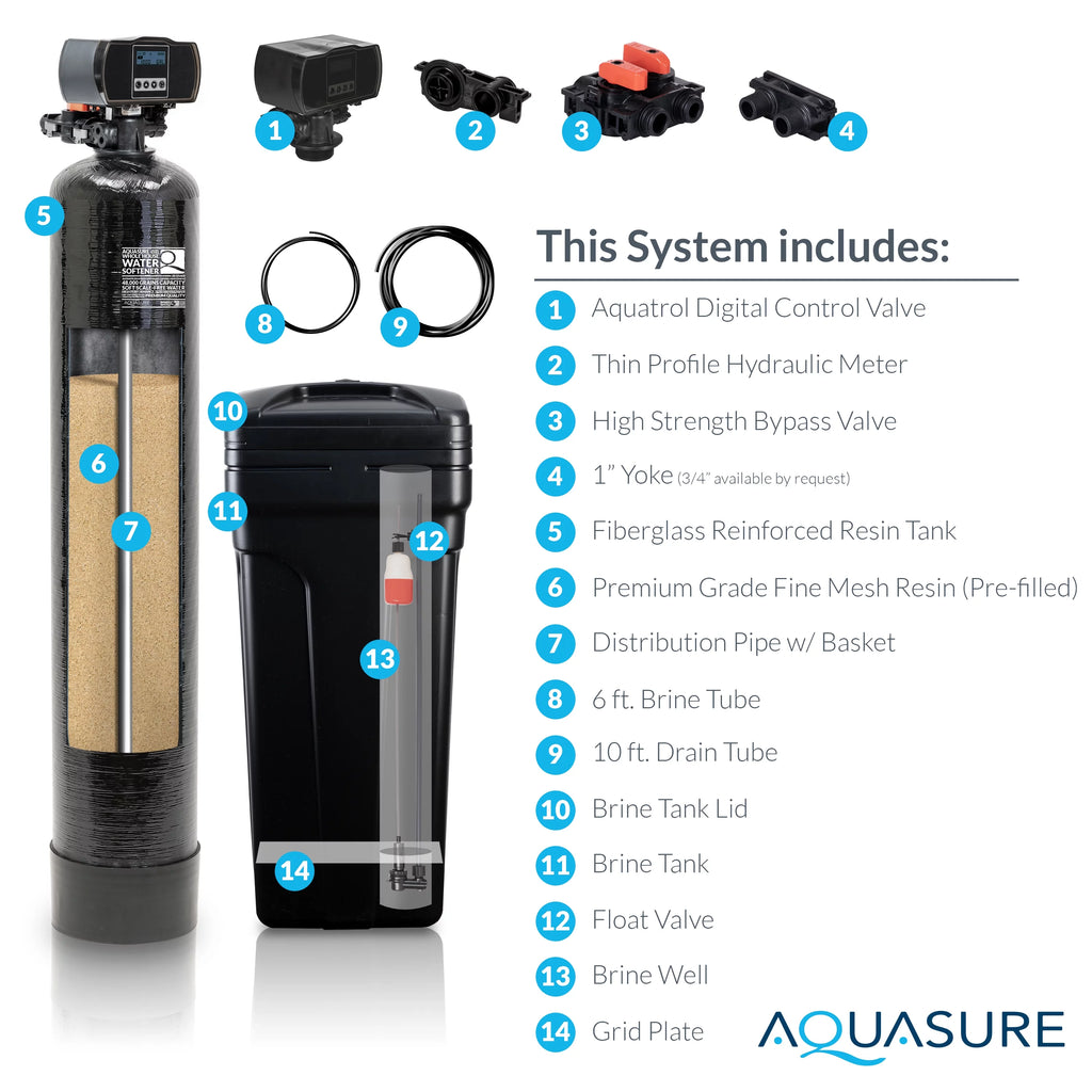 48,000 Grains Water Softener with Digital Head J51481