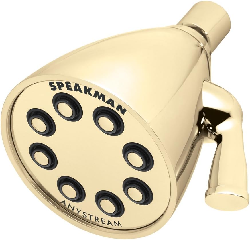 Polished Chrome Adjustable Solid Brass Shower Head W26300