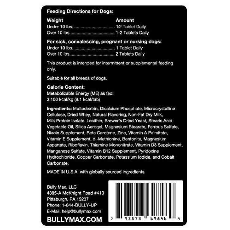 Bully Max Canine Supplement H223720