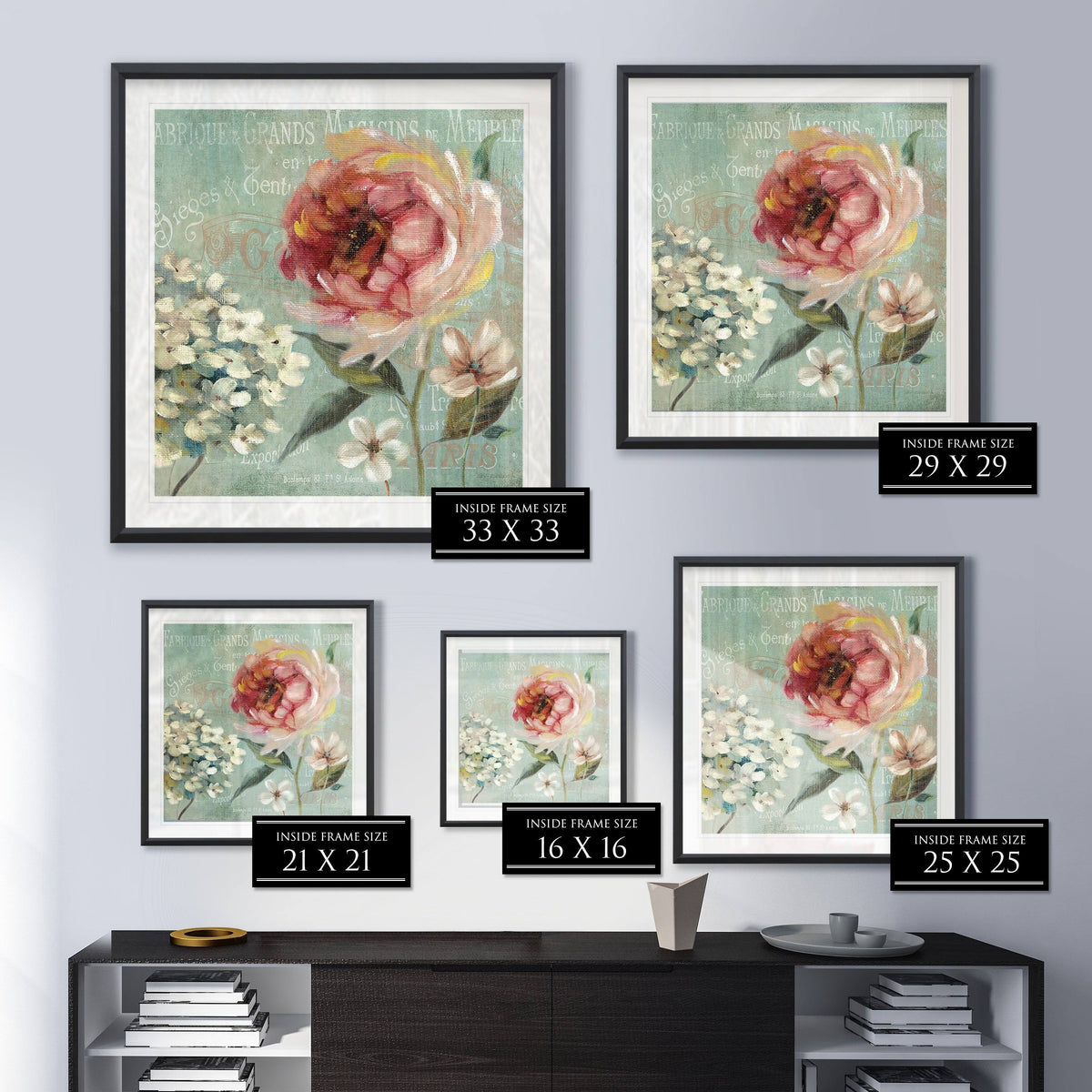 Framed Giclee Print 32x32 V68959