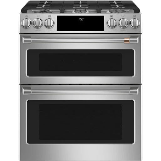 30 In. Slide-In Double-Oven Gas Convection Range Q307449