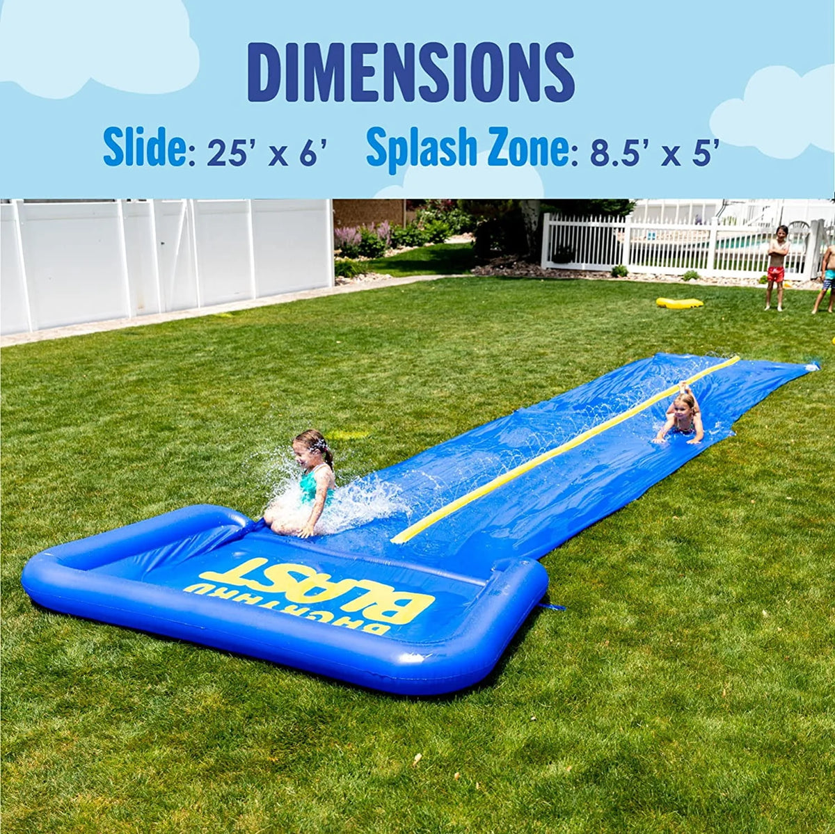 30' Waterslide with Splash Zone P8619