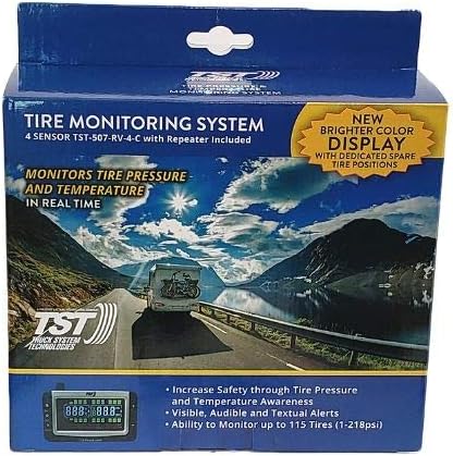 Tire Pressure Monitor with 8 Cap Sensors and Color Display U647