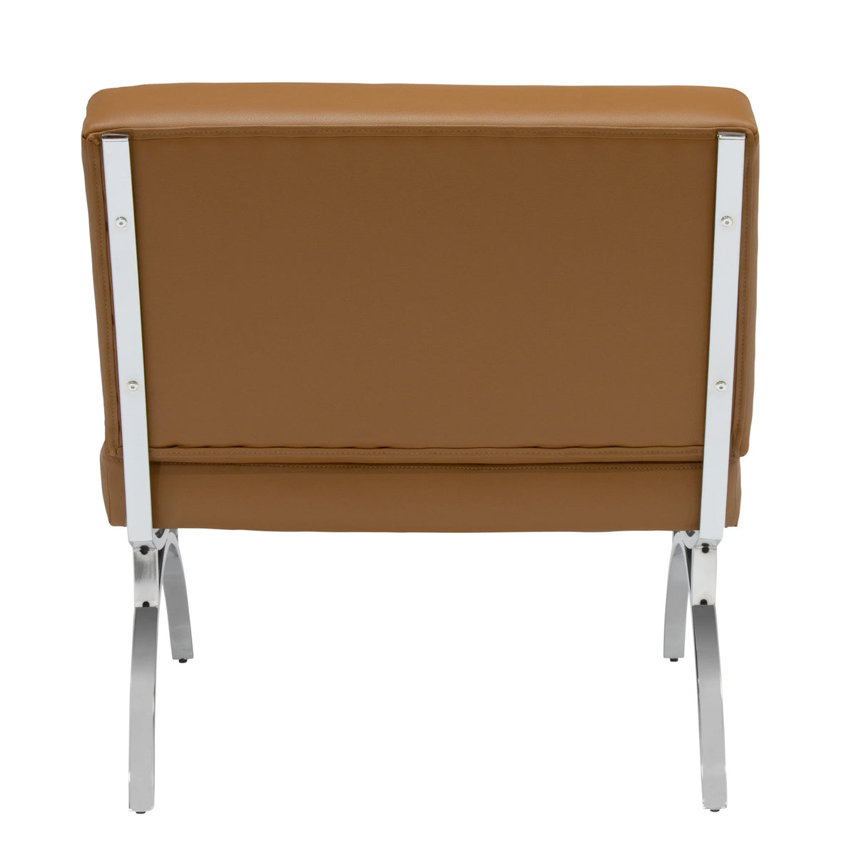 Brown Blended Leather Accent Chair D74155