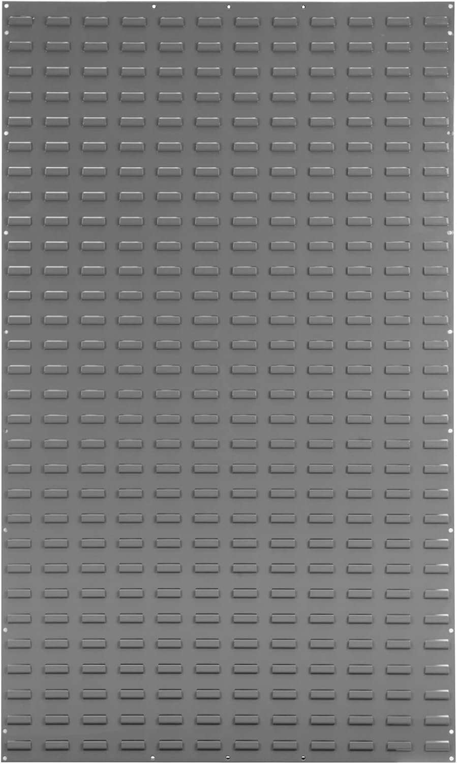 Louvered Steel Wall Panel Garage Organizer, 36-Inch W x 19-Inch H, Grey, Pack of 2 B73234