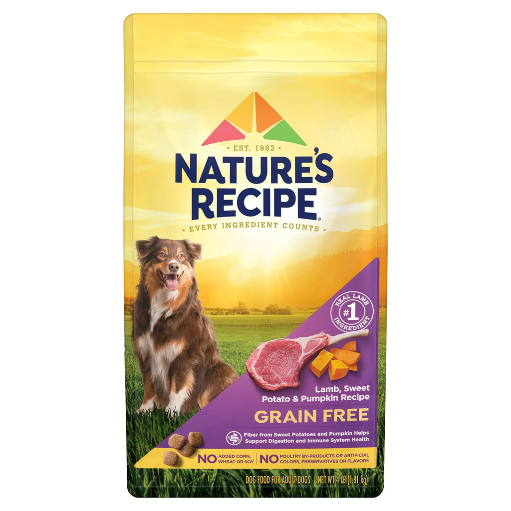 Grain Free Lamb, Sweet Potato & Pumpkin Dry Dog Food, 4 lb. Bag K67510