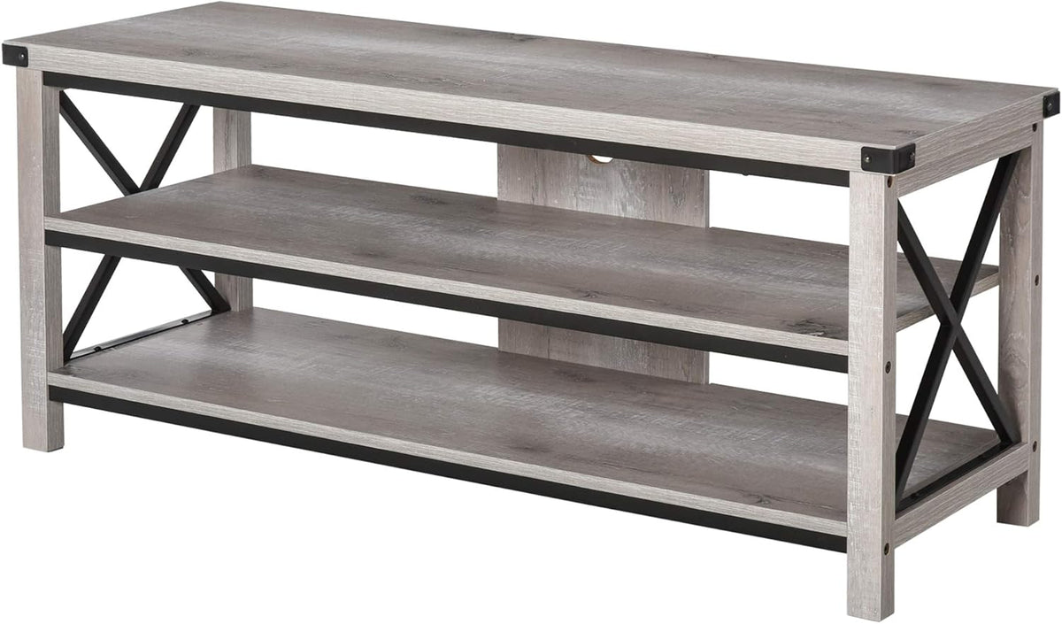 Console TV Stand with 2 Cable Management Hole P34560