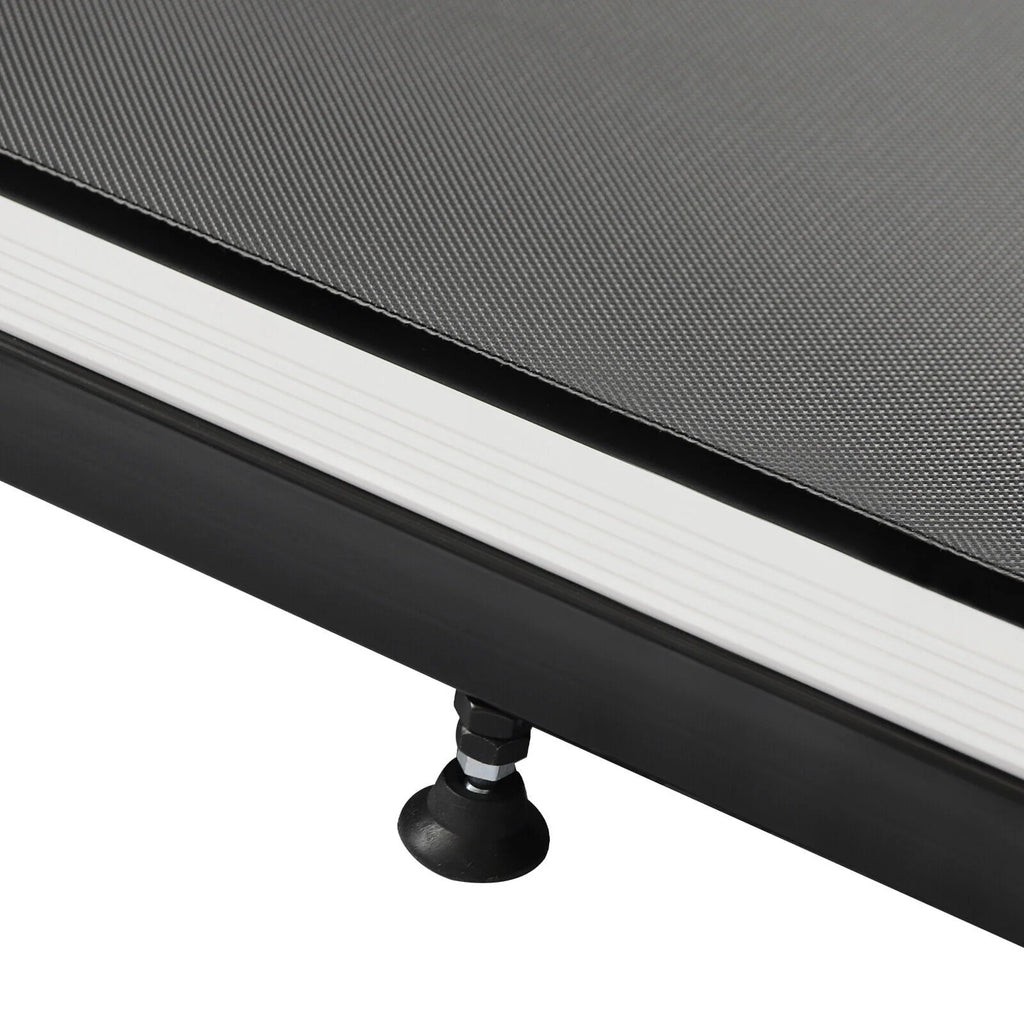 Black White Electric Treadmill Q633