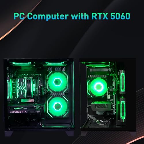 Intel Core i5 13400F RTX 5060 8G 32GB DDR4 RAM 1TB SSD ARGB Fan Gaming Desktop Computer Z139723