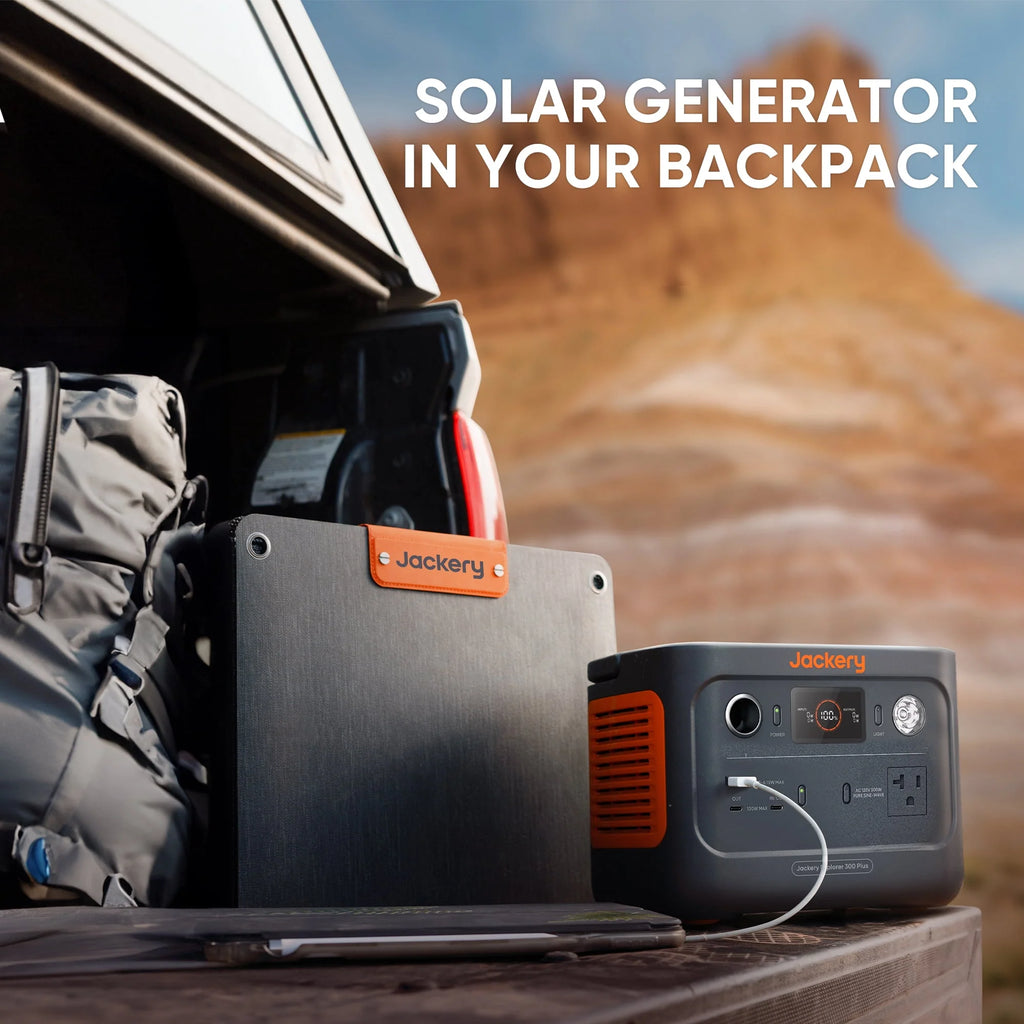 Portable Power Station, 288Wh LiFePO4 Battery U363136