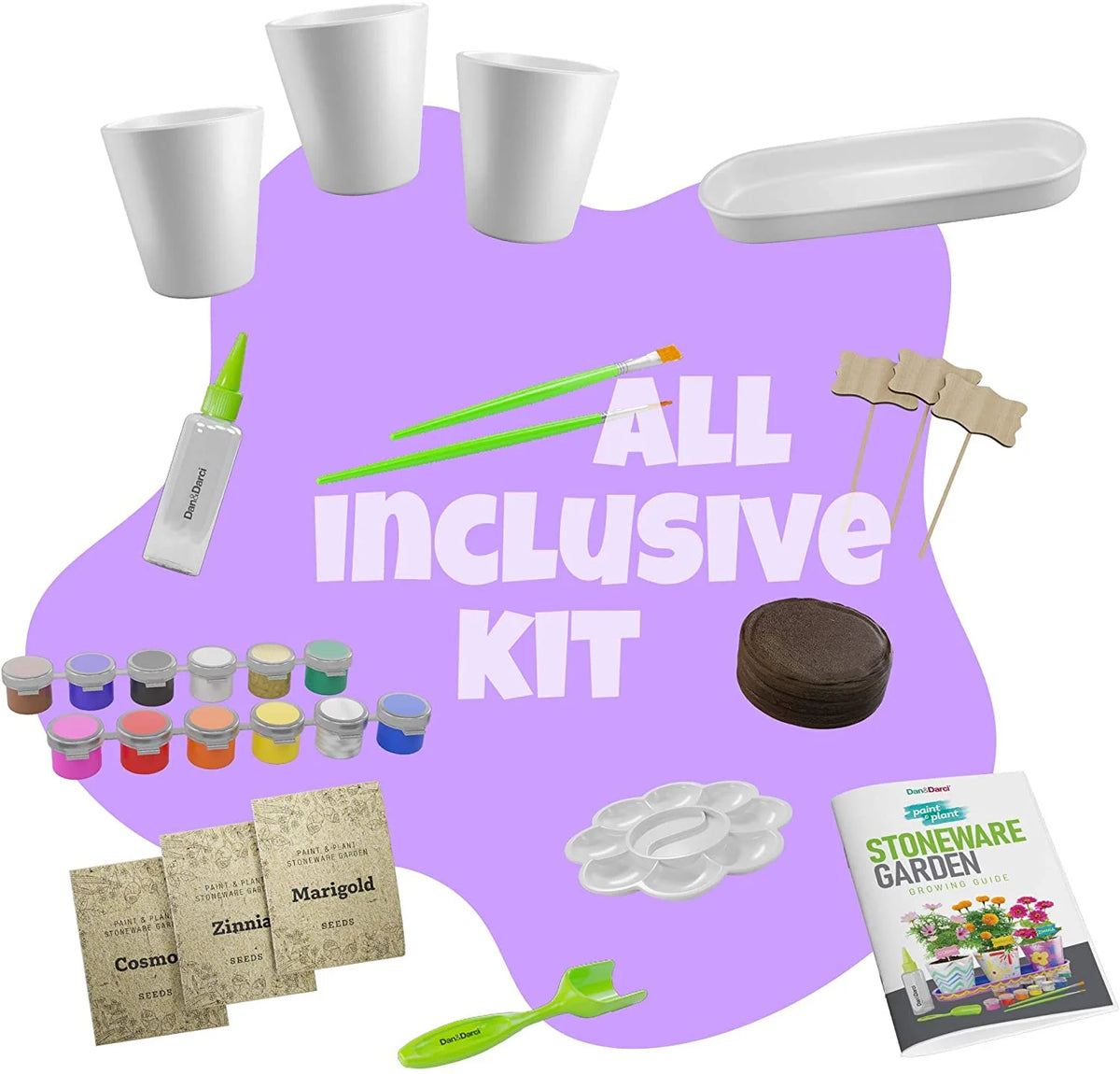 Paint & Plant Stoneware Flower Growing Kit G44941