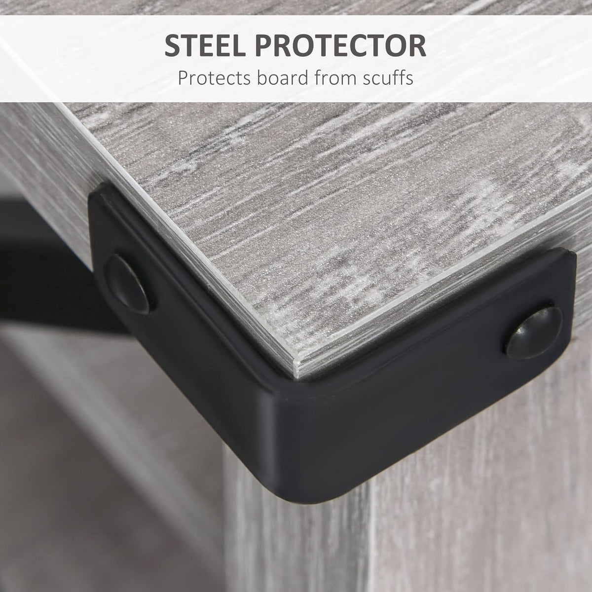 Console TV Stand with 2 Cable Management Hole P34560