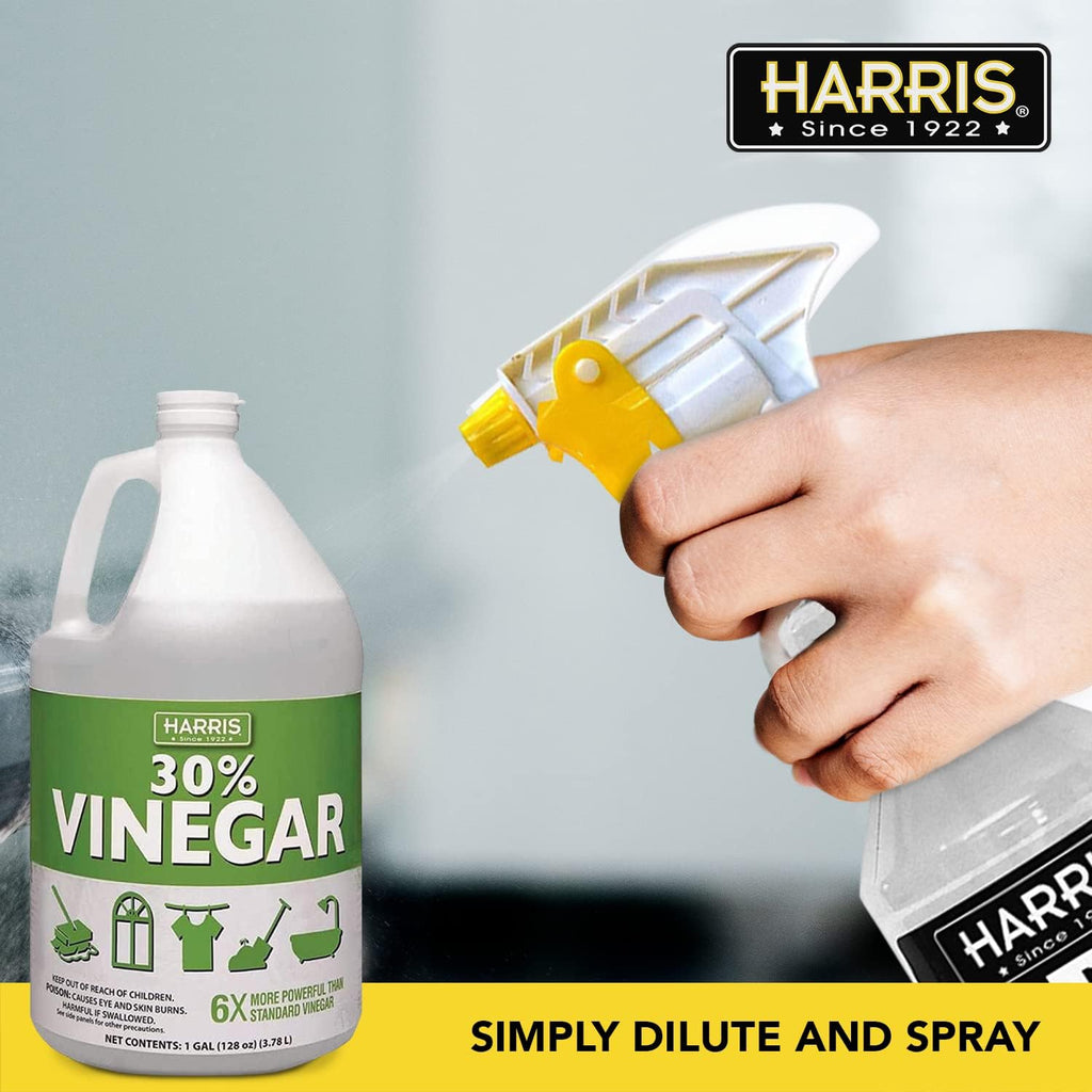 30% Pure Vinegar Extra Strength with Funnel, Pack of 4 Gallons U3603