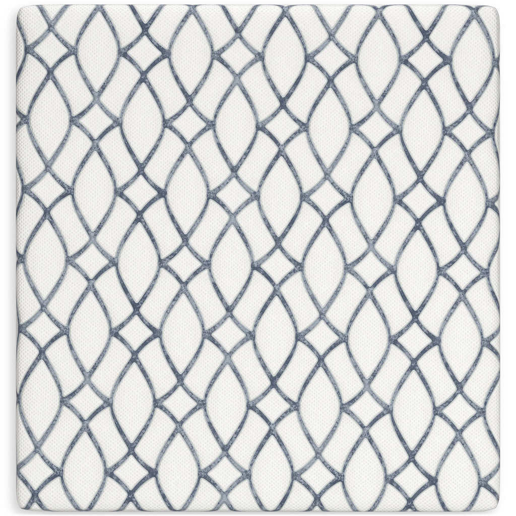 King Mattress White/Blue F188043