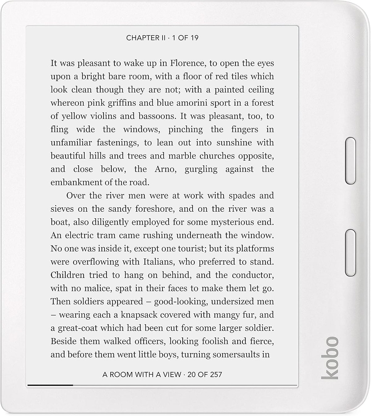 32GB Black Waterproof eReader with 7” Glare Free Touchscreen B50856