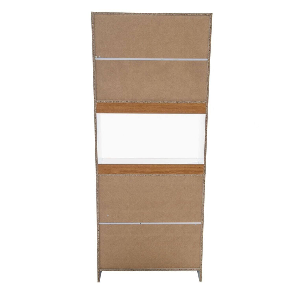 White Kitchen Cabinet with Glass Doors A131837