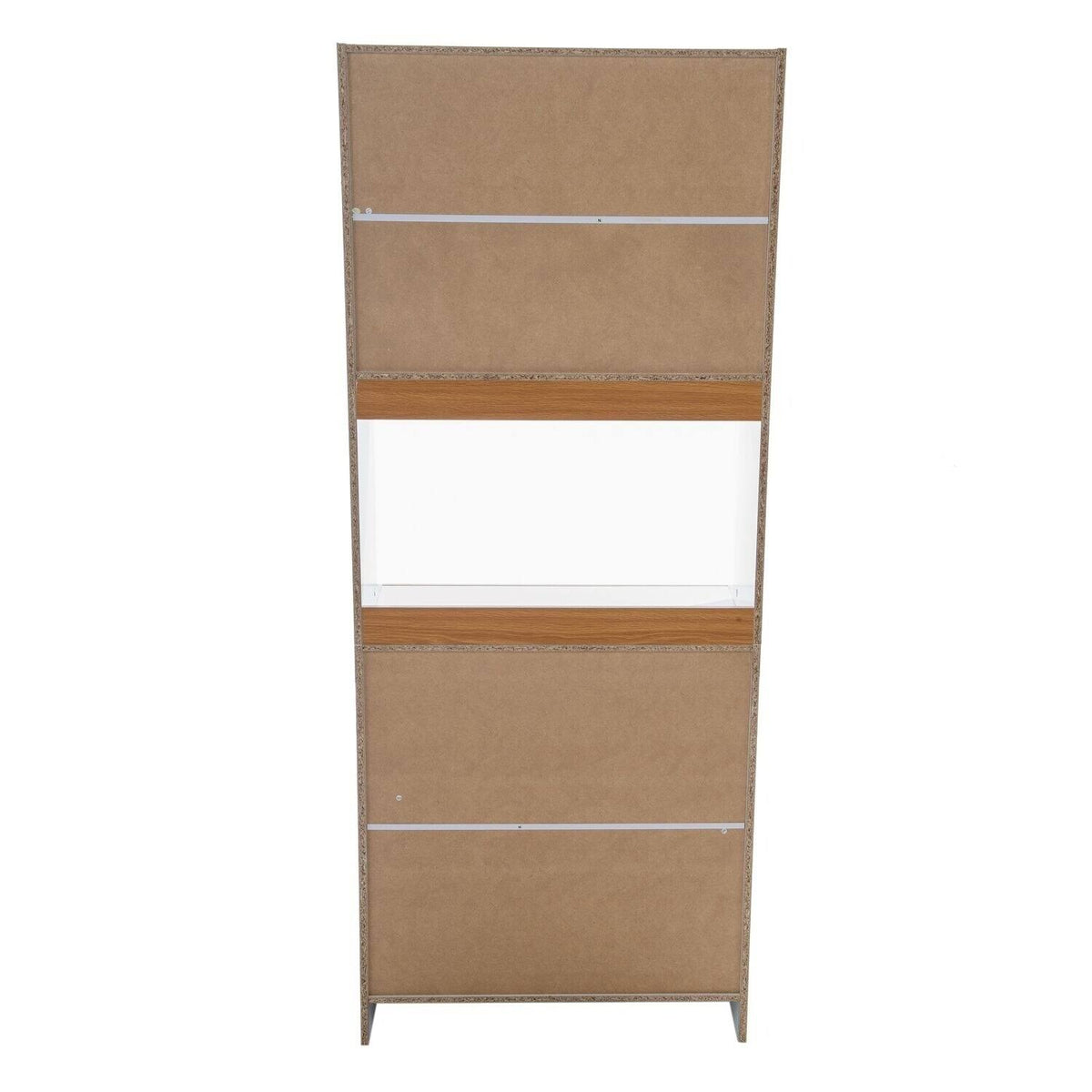 White Kitchen Cabinet with Glass Doors A131837