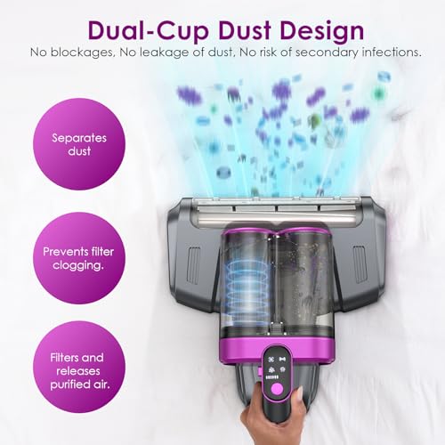Cordless Mattress Vacuum Cleaner with 18Kpa Suction P240