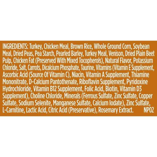 Real Turkey Brown Rice & Venison Recipe Dry Dog Food R711545