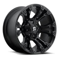 17x9 Matte Black Wheel with 5 on 4.5 and 5 on 5 Bolt Pattern X760821