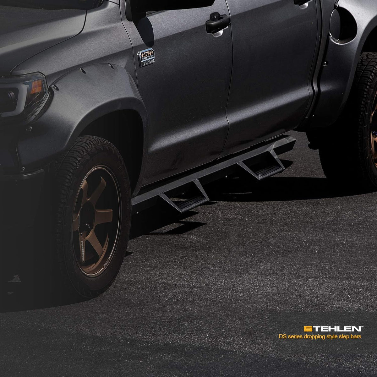 Matte Black Nerf Bars Running Boards for Ford F150 Super Duty T336502