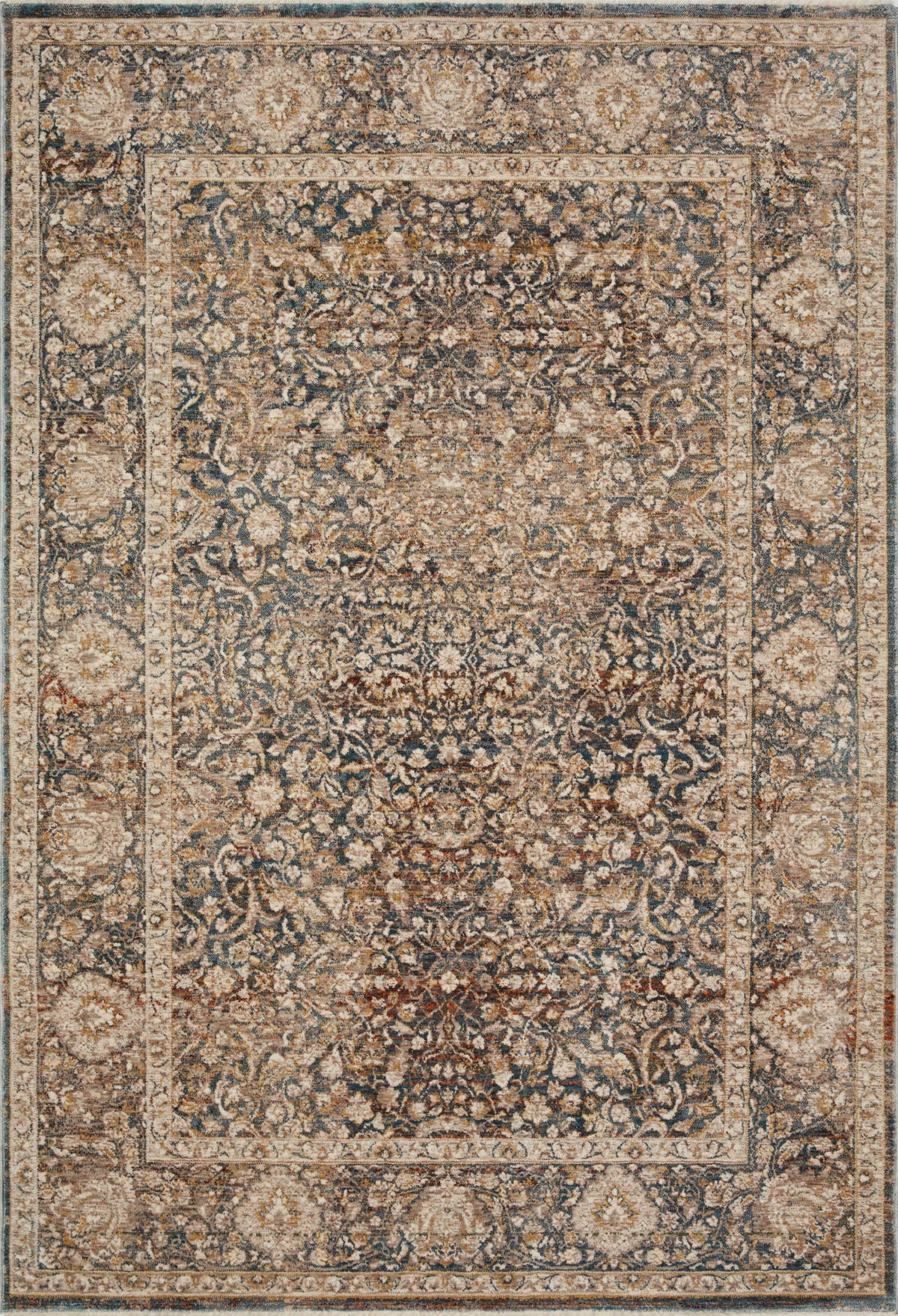 Charcoal Ivory Rug O42749