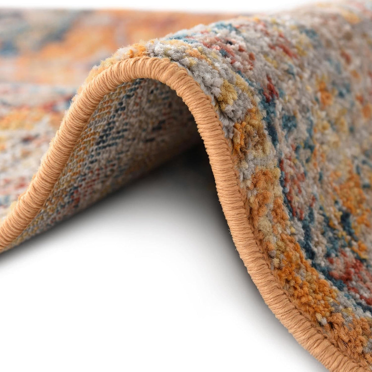 Yellow Octagon Rug F9824