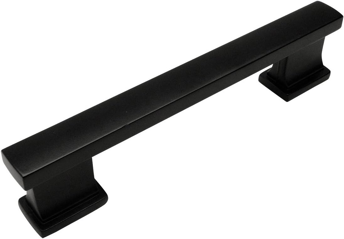 10 Pack Flat Black Cabinet Hardware Handle Pull 5 Inch F106120