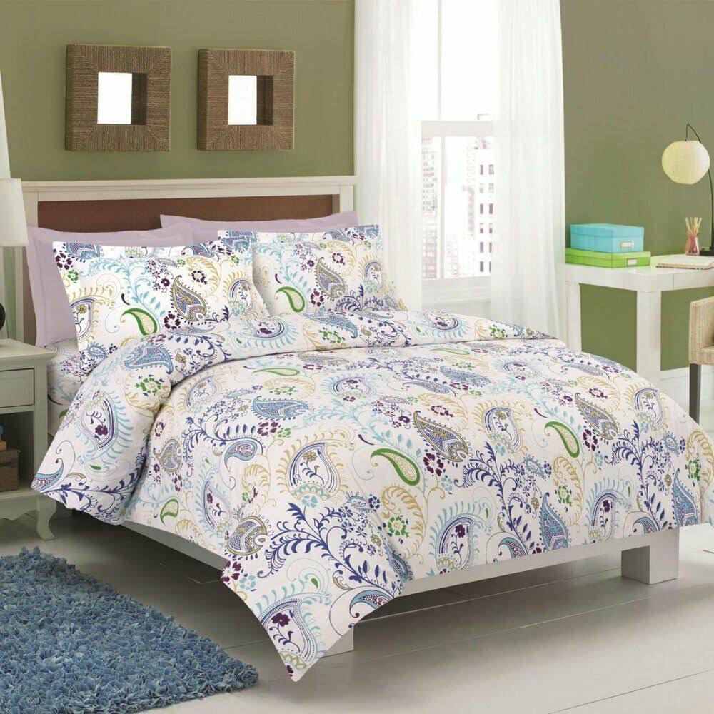 Flannel Printed 170 GSM Duvet Cover Set Queen Q6759
