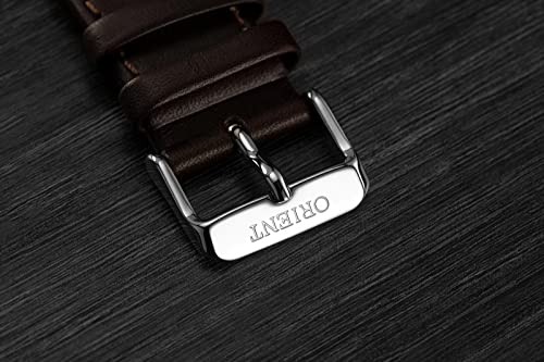 Japanese Automatic Stainless Steel and Leather Dress Watch O2167