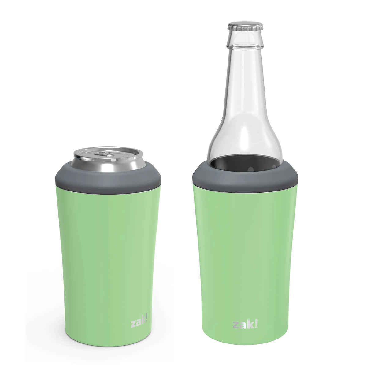Pistachio Double Wall Stainless Steel Can and Bottle Cooler O370699
