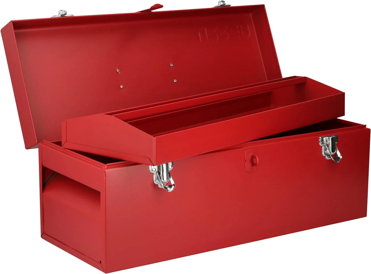 20 In Metal Tool Box with Plastic Handle and Tray G75160