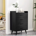 4 Drawer Steel Wood Dresser X11492