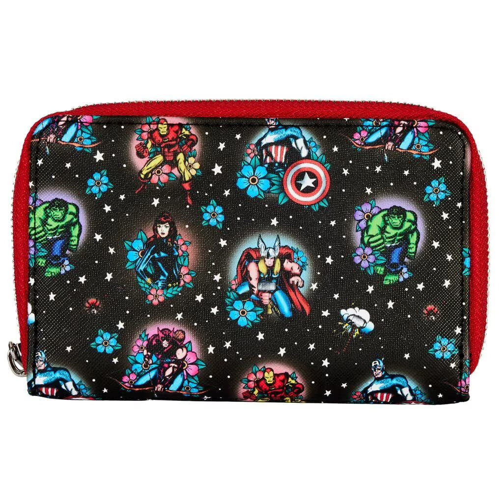 Tattoo Zip Around Wallet K334505