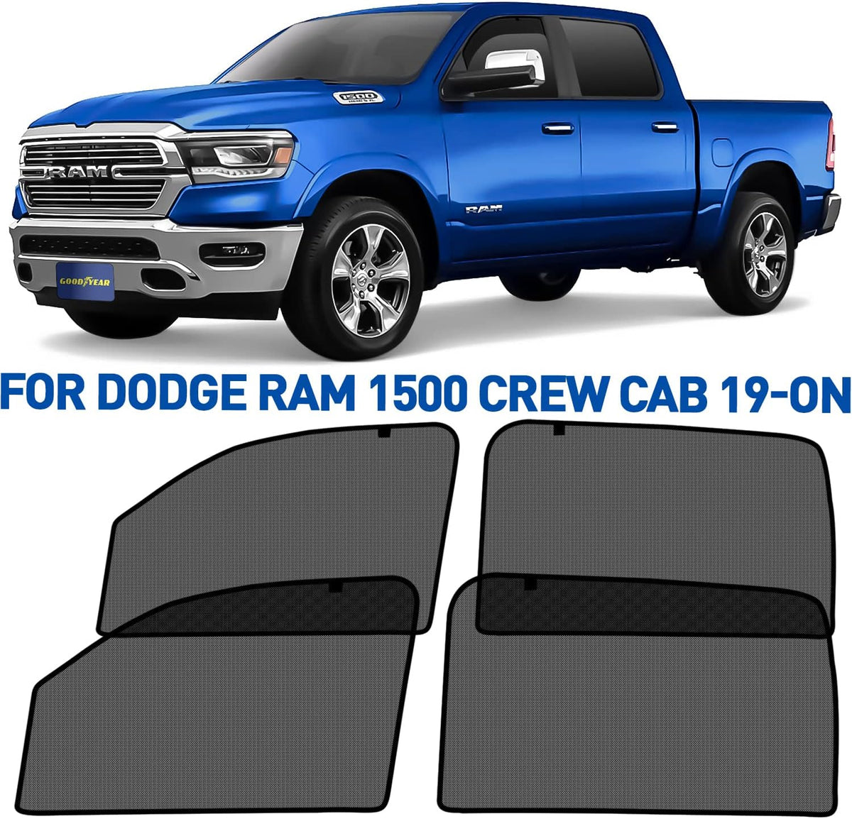 Magnetic Car Window Sunshade 4pcs R795535